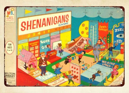 Vintage And Collectible Stores - Металлическая жестяная табличка с надписью «Shenanigans
