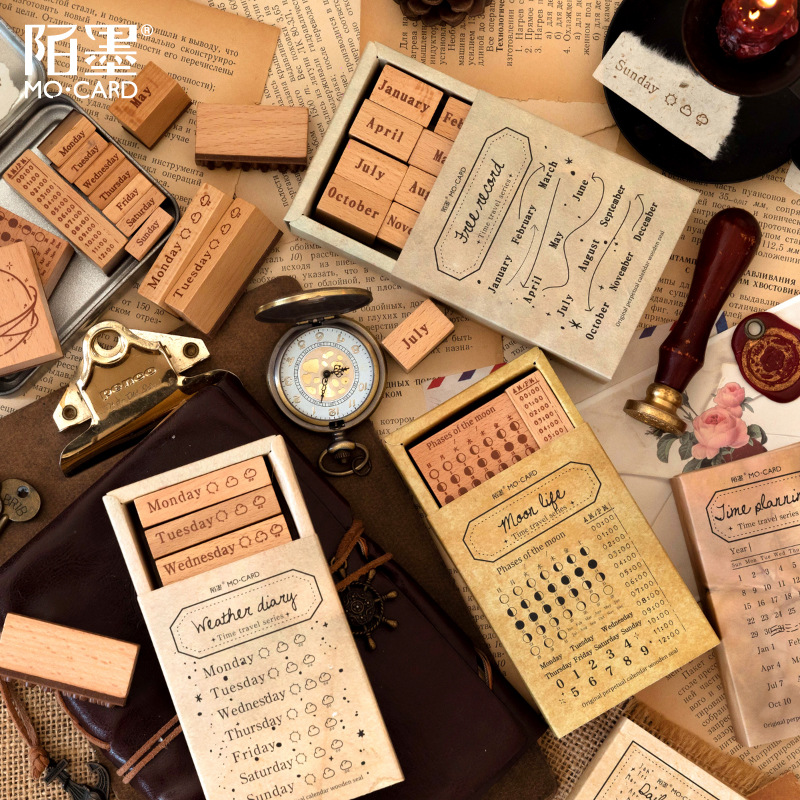 Vintage Collectible Stamps - 1/7/10/12/13 шт./1 компл. винтажный деревянный штамп