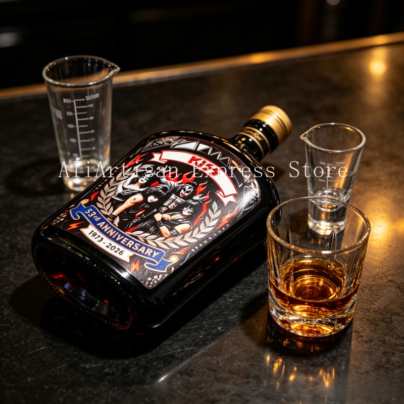 Vintage Collectible Liquor Bottles - Декантер для виски в стиле рок-музыки,