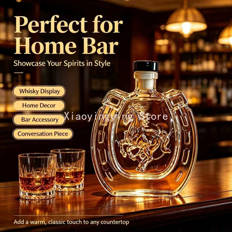 Vintage Collectible Liquor Bottles - Винтажный стеклянный декантер для вина с