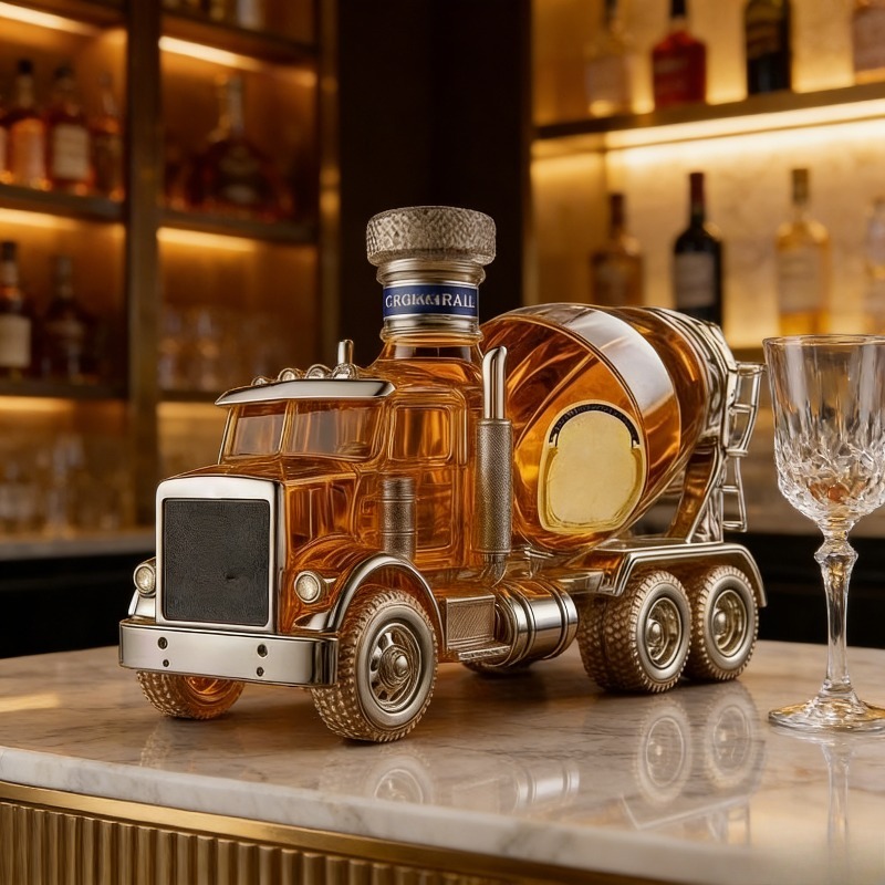 Vintage Collectible Liquor Bottles - Винтажный графин для виски в форме