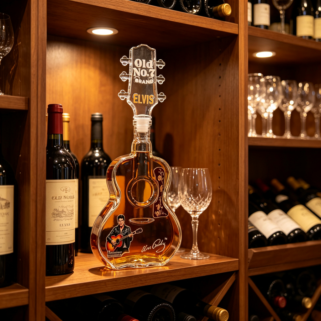 Декантер для виски «Гитара Элв – обзор и цена Vintage Collectible Liquor Bottles